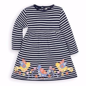 Girls Striped Fall/Winter Dress
